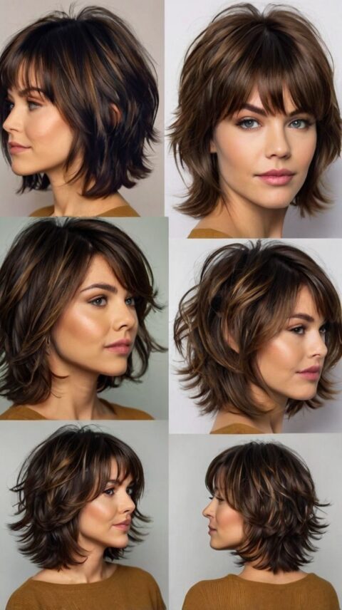 Wolf cut
