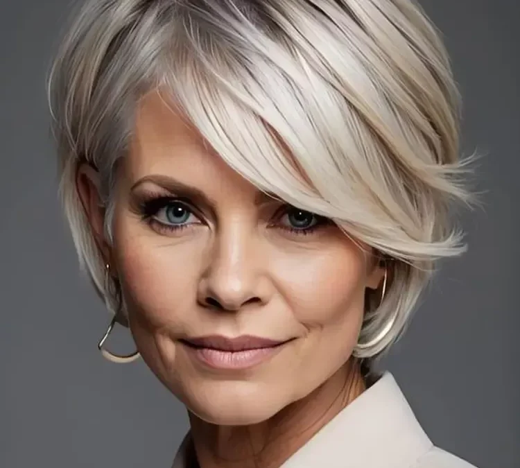 36 inspirations de coupes courtes effilées pour sublimer les femmes de 60 ans