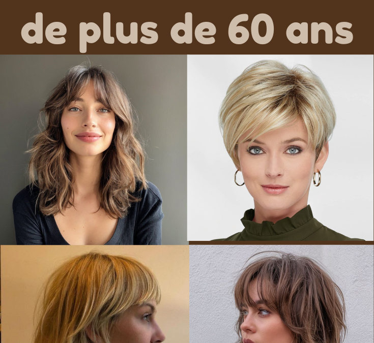 Coupe de cheveux pour femme de 60 ans : les styles tendance qui illuminent et rajeunissent