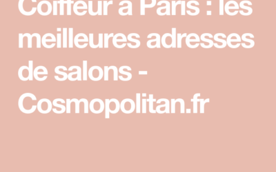 Les dernières tendances coiffure homme signées kami coiffeur à paris 12