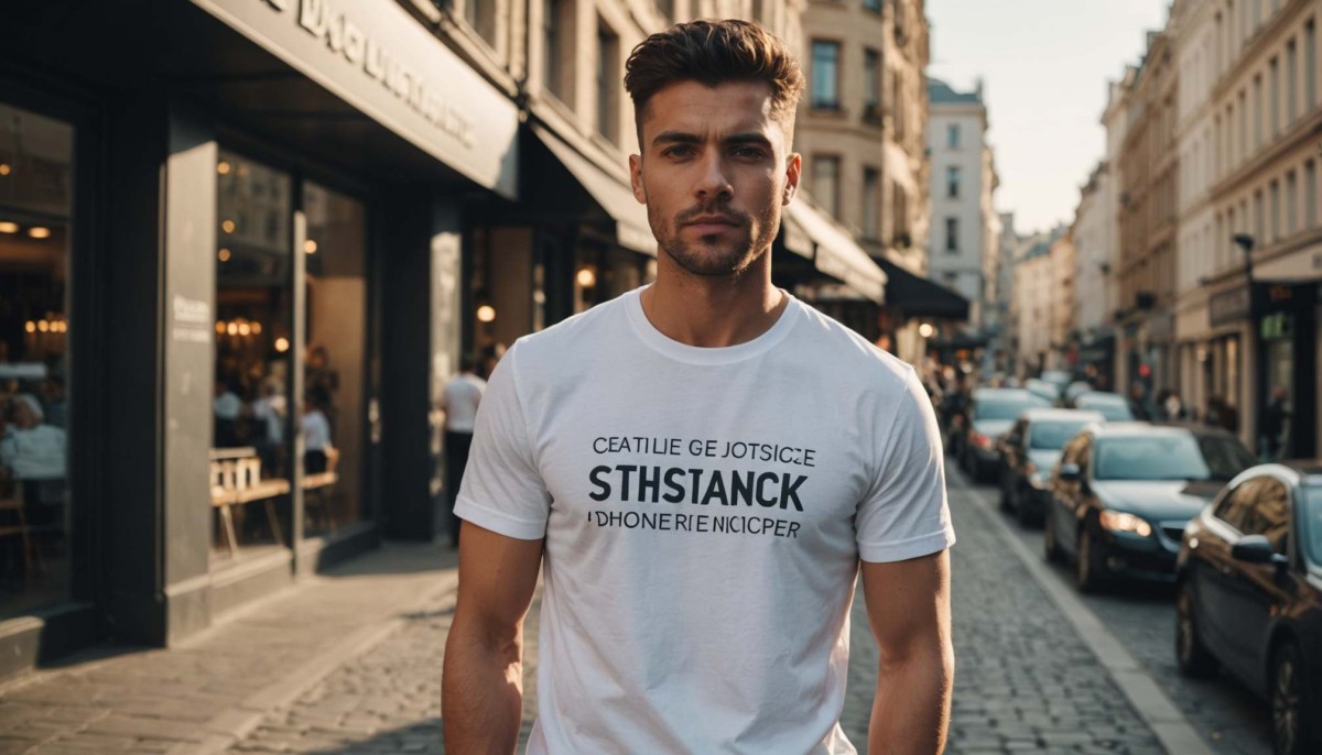 T-shirt porter un message avec élégance