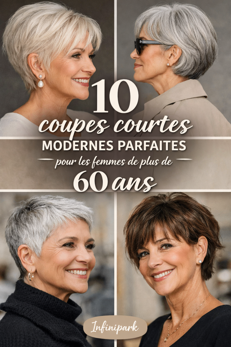Coupe courte moderne 60 ans