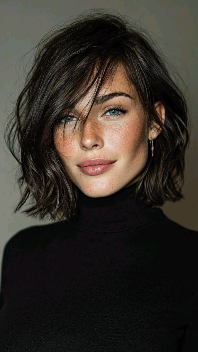 Style coupe mi-long femme