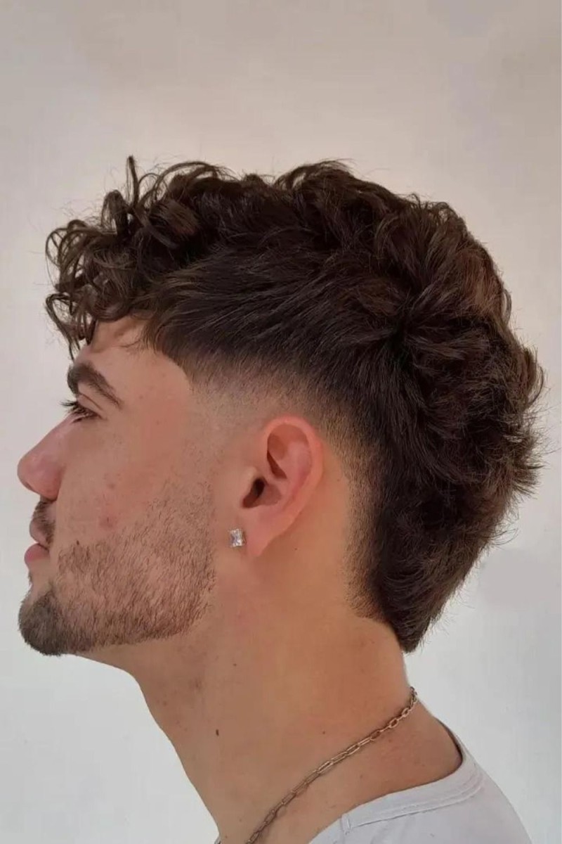 Inspiration coiffure mulet homme