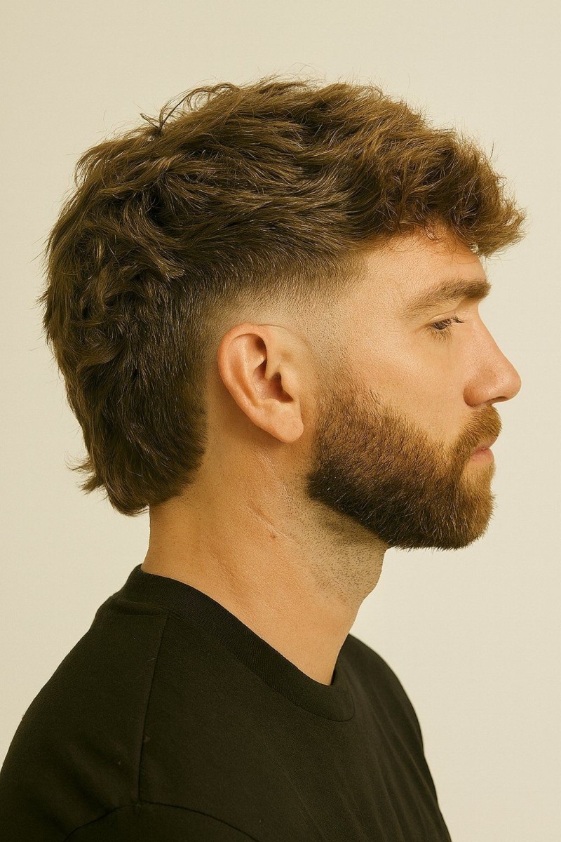 Inspiration coiffure mulet homme