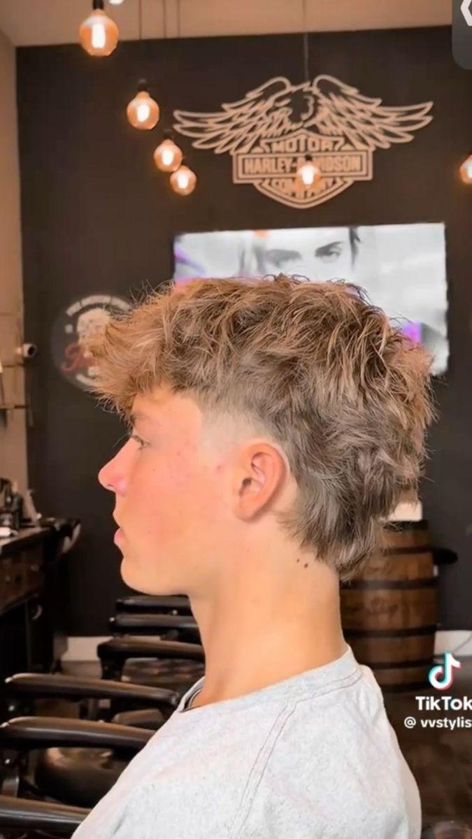 Style coupe mulet homme