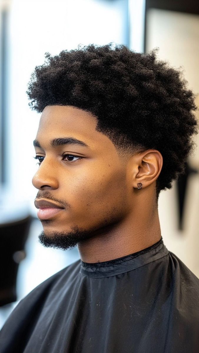 Style moderne coupe afro