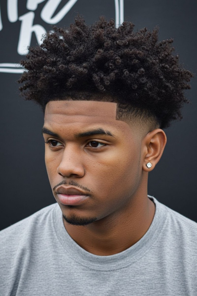 Style moderne coupe afro