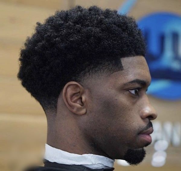 Coupe afro homme élégante