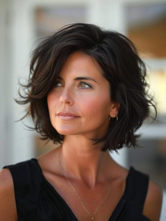 coiffure carré dégradé élégante