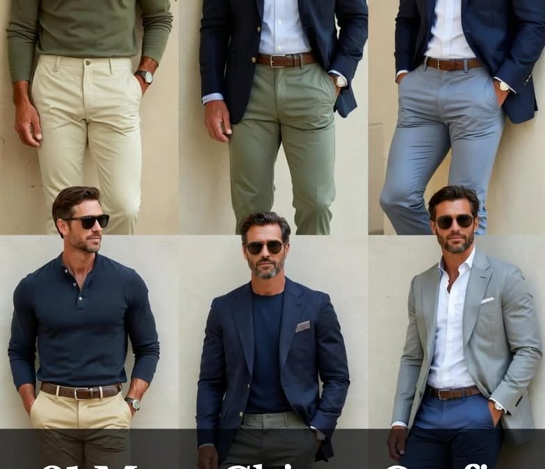 Comment bien choisir son chino homme selon sa morphologie ?