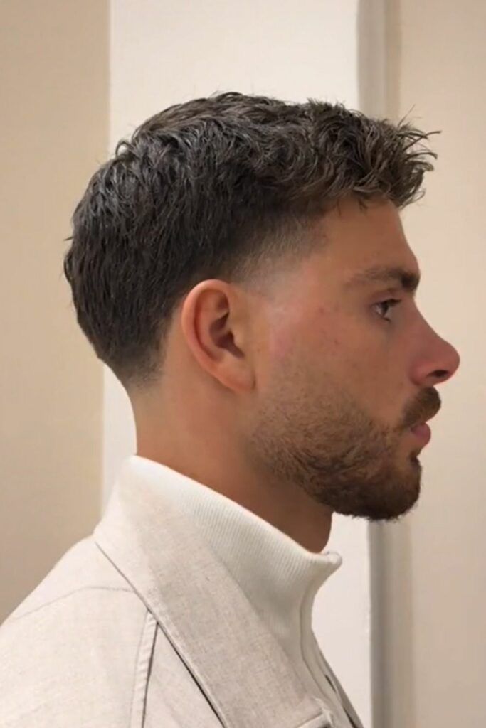 coupe dégradé taper moderne