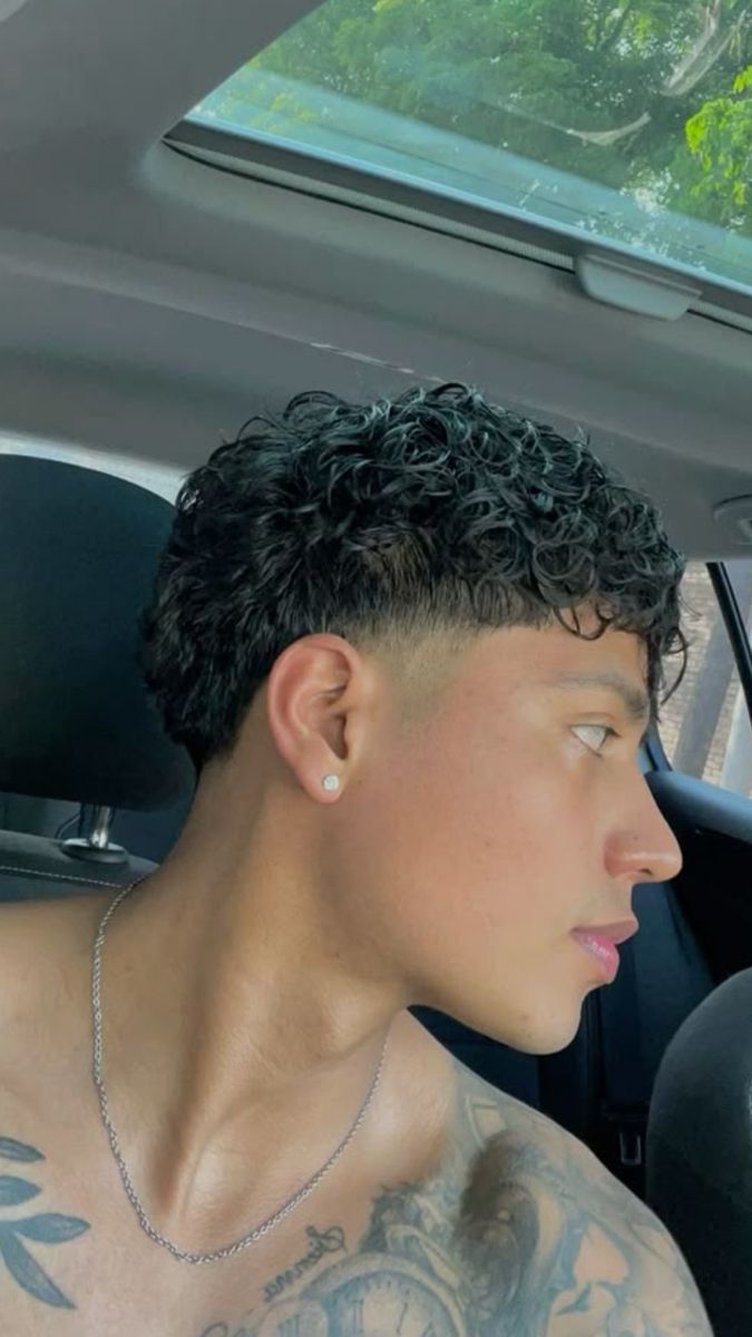 Entretien taper bouclés homme