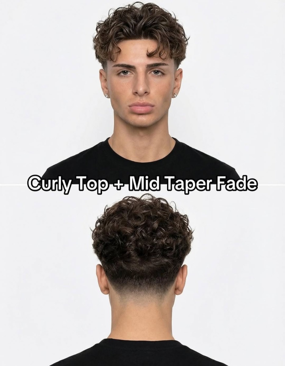 Taper cheveux bouclés tendance