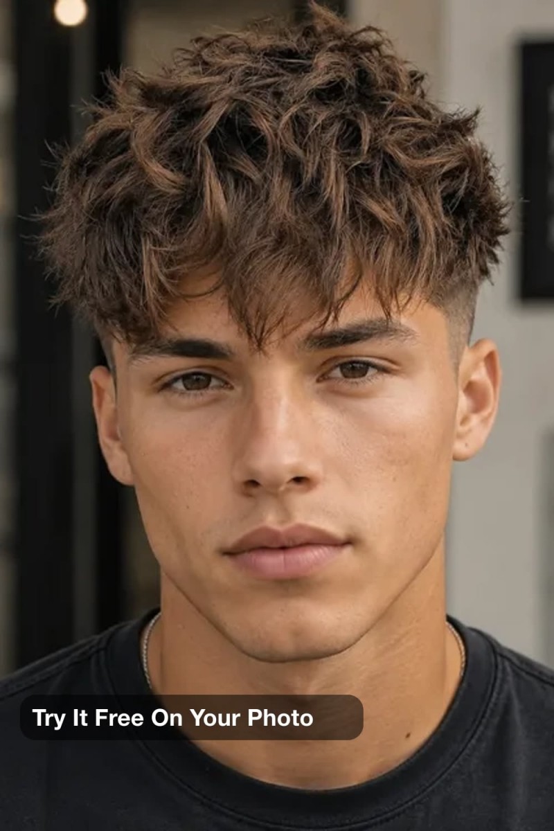 Look moderne coupe casquette