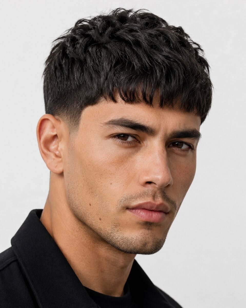Tendance coiffure French crop