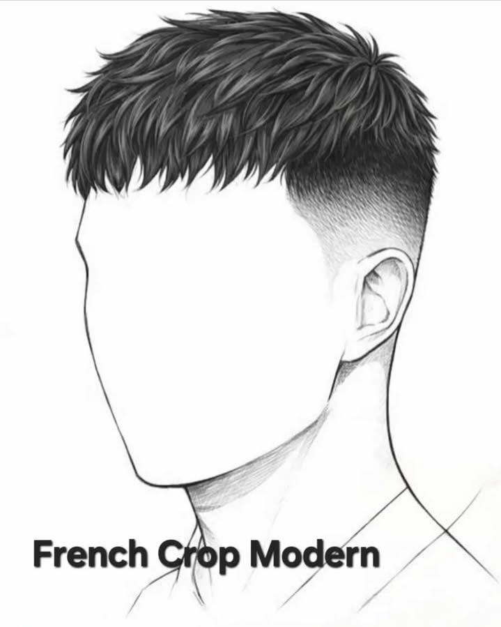 Idées coupe French crop