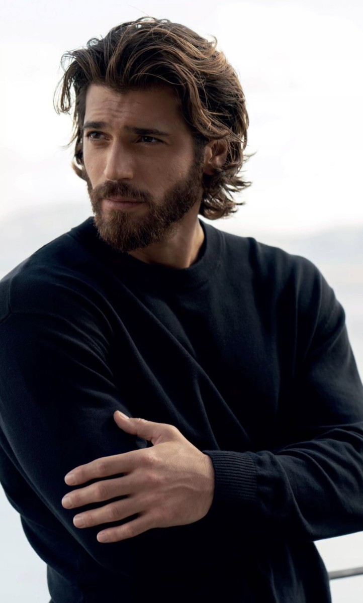 Coiffure dégradé long homme