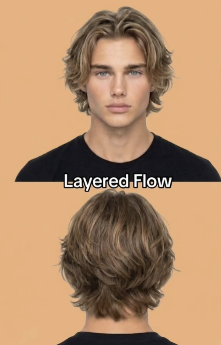 Coupe dégradé cheveux longs