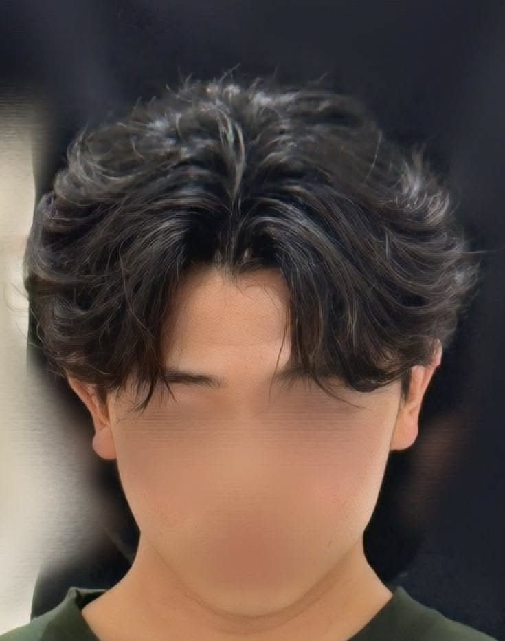 Coupe middle part homme