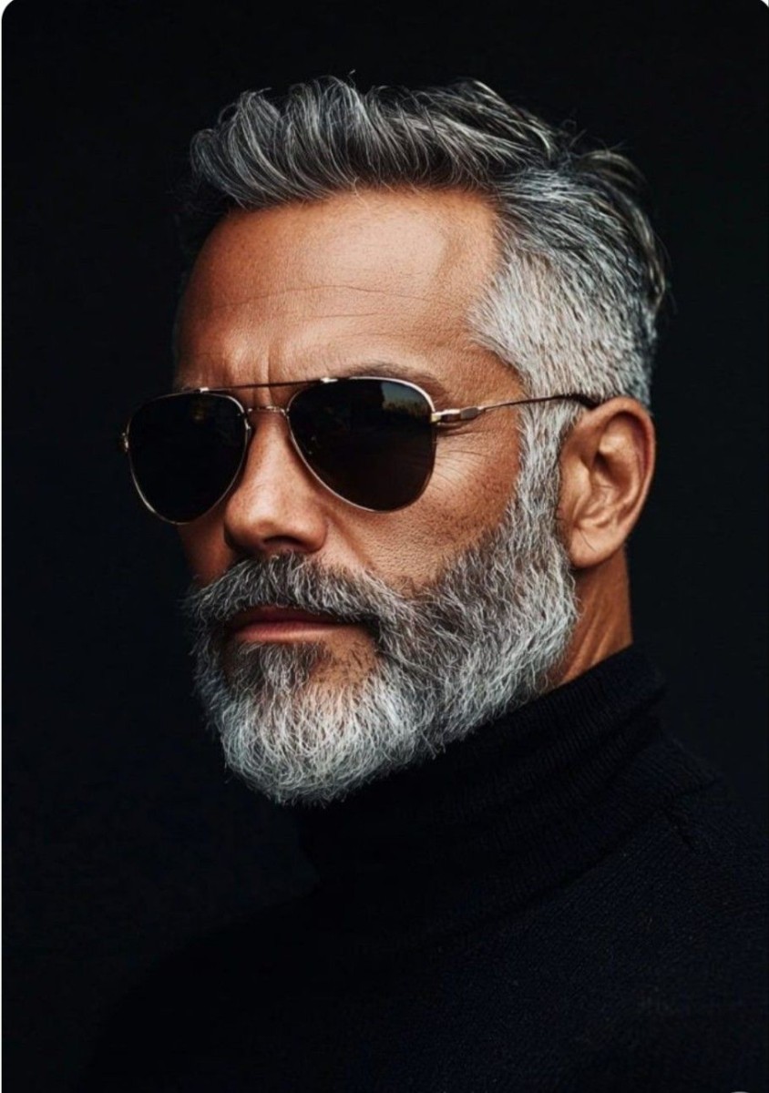 Style barbe homme carré