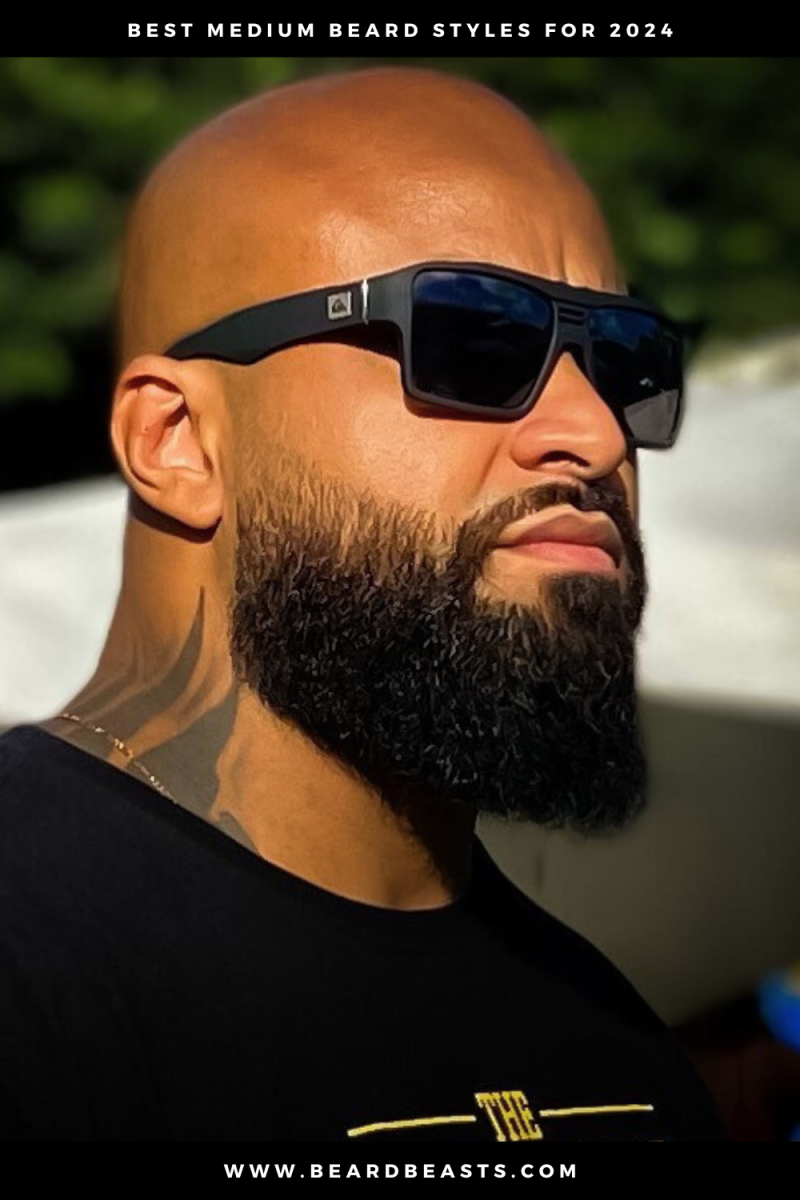 Barbe homme visage rond