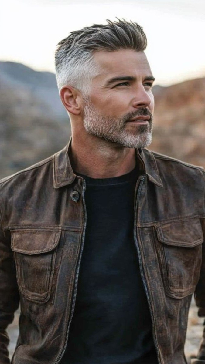 Style barbe courte homme