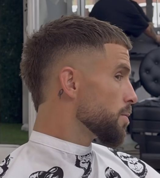Tendance barbe courte homme