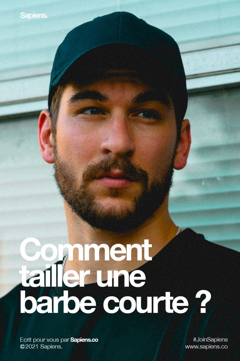 Style barbe courte homme