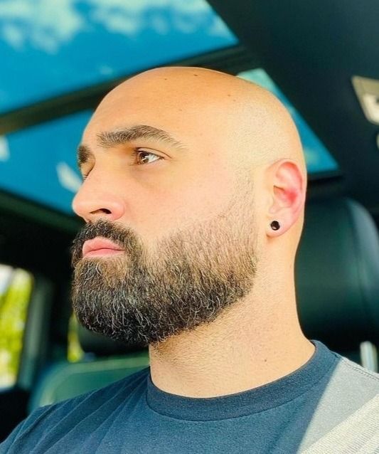barbe dégradée pour homme