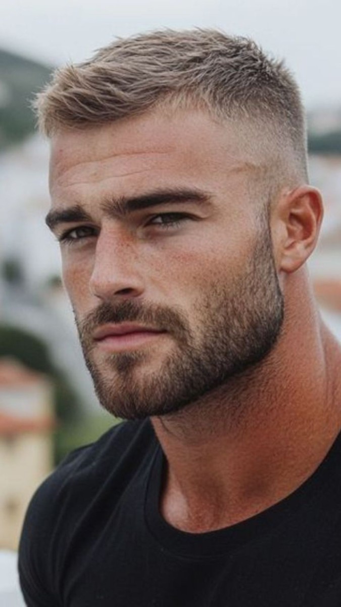 style barbe dégradée homme