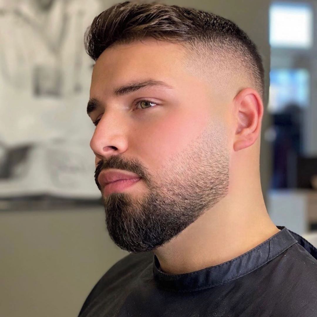 Barbe moderne coupe taper
