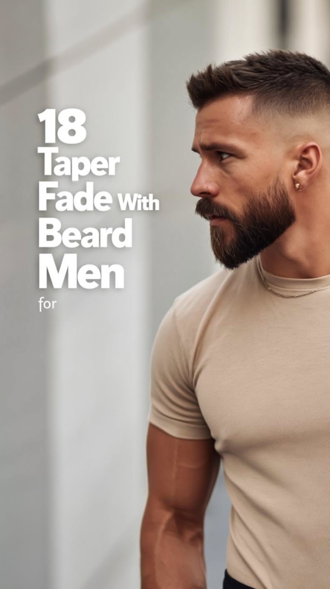 Coupe taper pour barbe