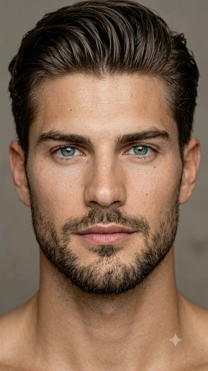 Barbe pour visage rond