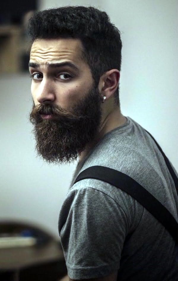 Style barbe visage ovale