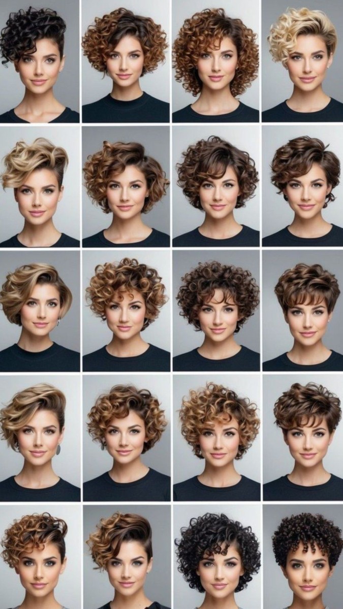 idée coiffure femme frisée