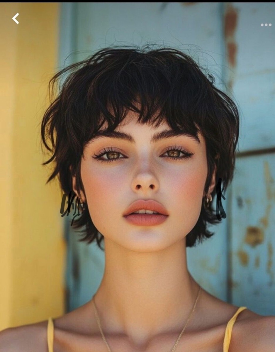 Coiffure courte moderne