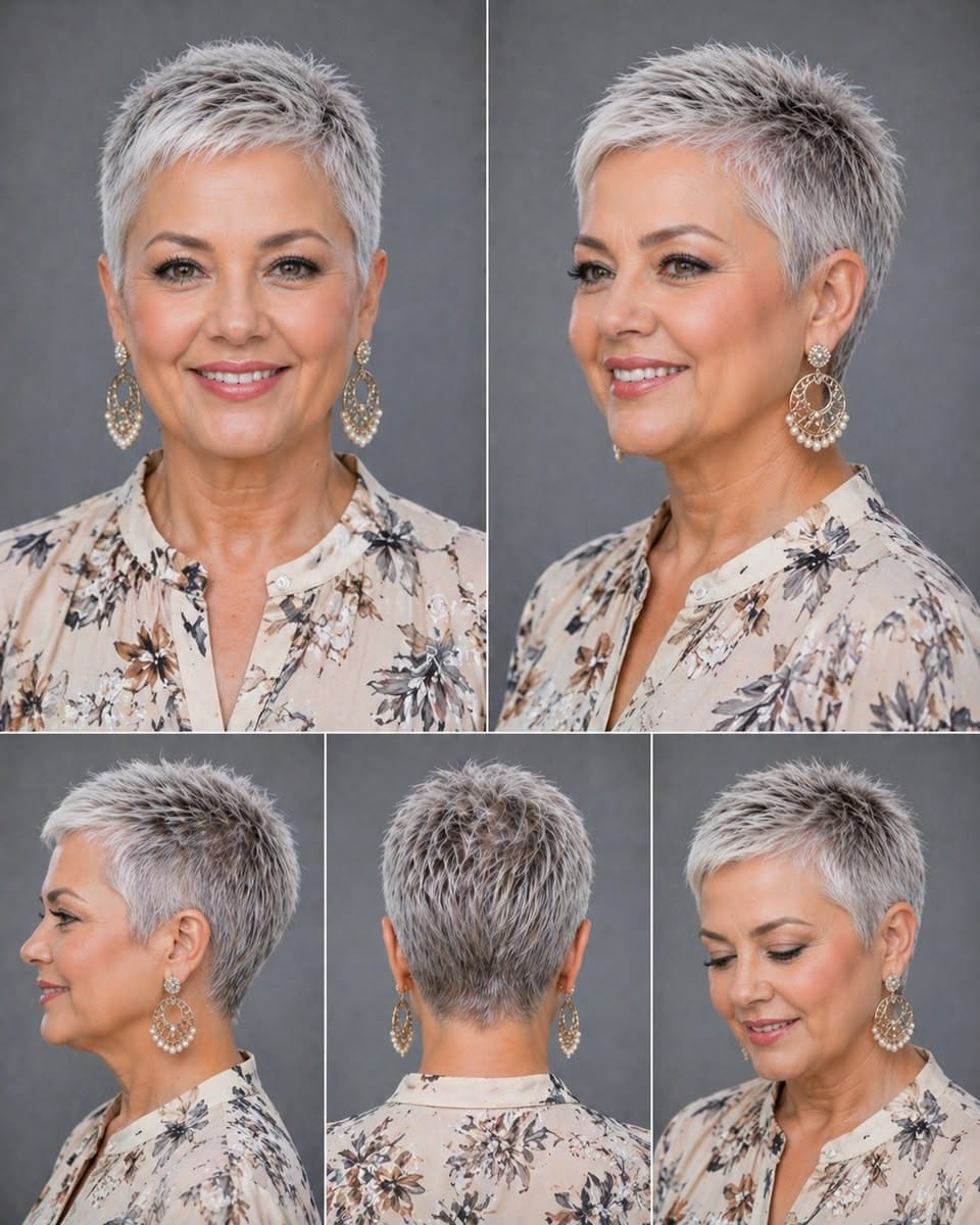 Look moderne coupe rasée
