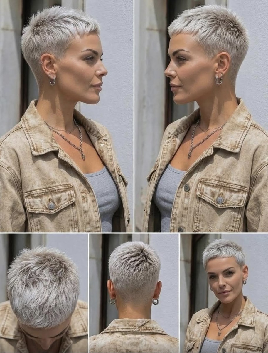 Coupe très courte 50 ans