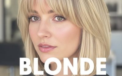 Carré blond avec frange : styles lumineux