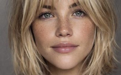 Carré blond avec frange : modèles tendance