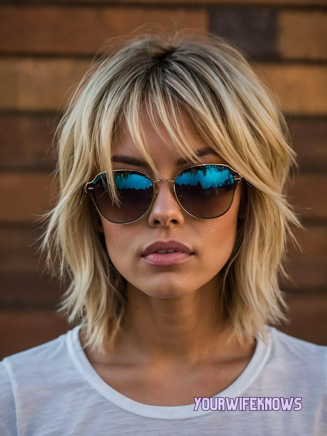 Coupe mi-long dégradé tendance