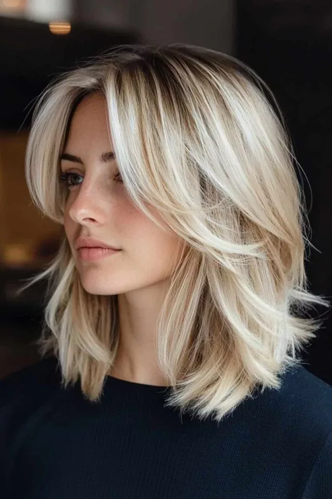 Coupe mi-longue dégradée tendance