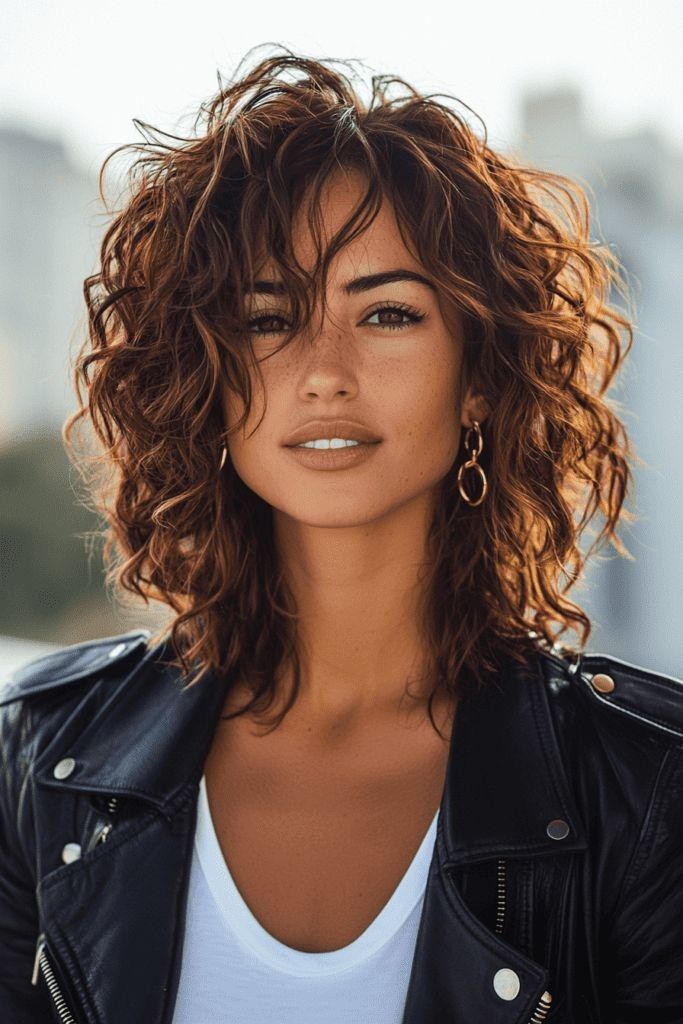 coiffure cheveux mi-longs ondulés