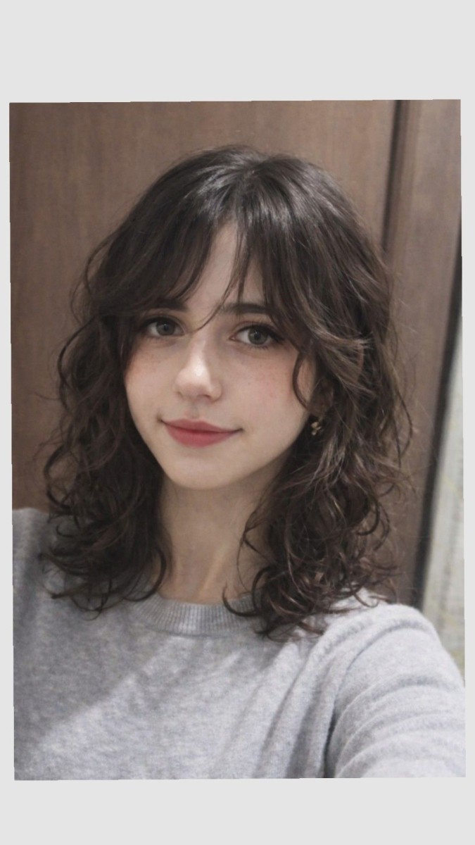 style naturel mi-longs ondulés