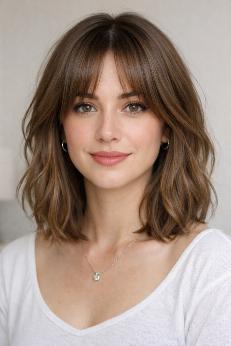 Style coupe mi-longue tendance