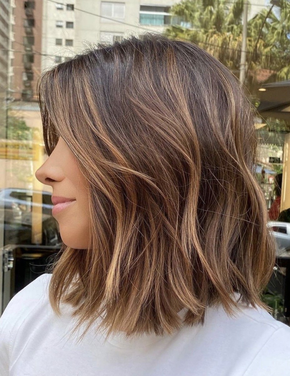 Nuance moderne cheveux mi-long