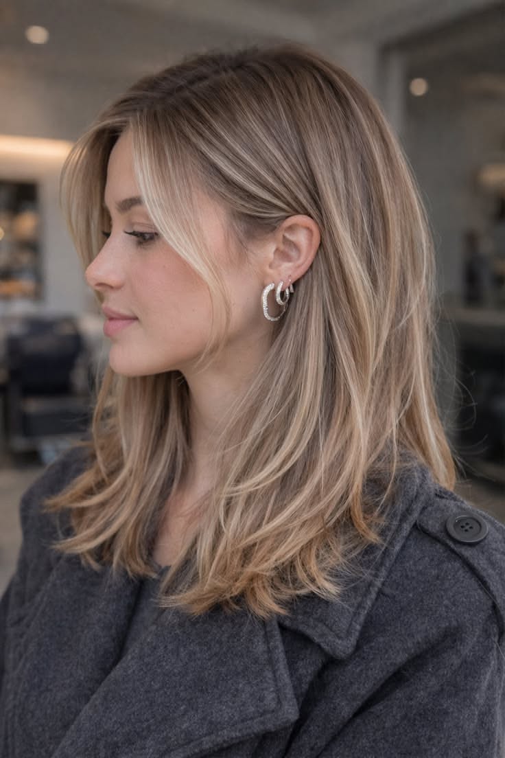 Nuance moderne cheveux mi-long