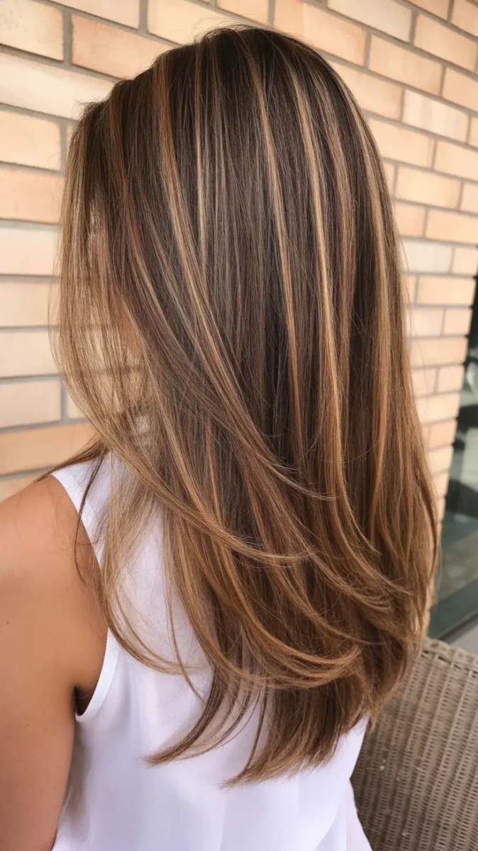 Nuance moderne cheveux mi-long