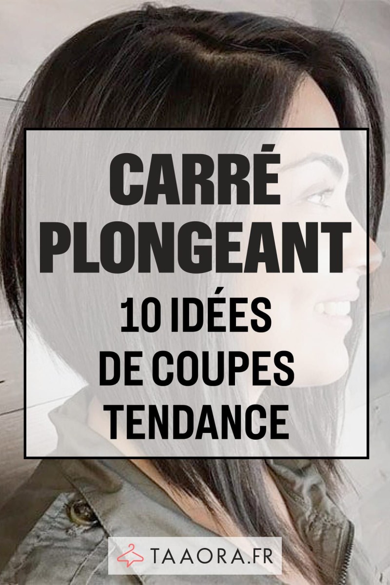 Carré plongeant long dégradé